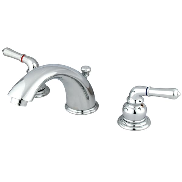 Widespread Bathroom Faucet, Polished Chrome